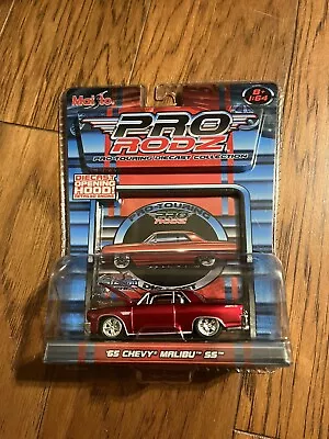 Maisto Pro Rodz 1965 Chevy Malibu SS Red 1/64 Diecast Pro Touring 2005 #15478 • $6.99