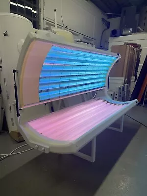 16Tube Tansun White Laydown Sunbed Mess For Delivery £ Most Of Uk • £599