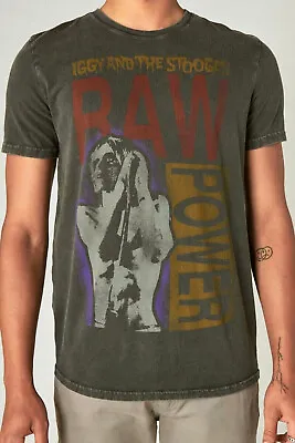 Iggy Pop Raw Power T-shirt Iggy & The Stooges Punk Rock Men's Tee MSRP$39.50 NWT • $23.95