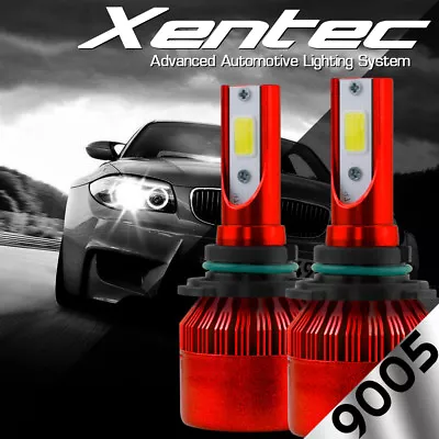 XENTEC 9600LM 80W CREE LED Headlight 9005 HB3 H10 9145 6000K White Bulb Pair • $23.49