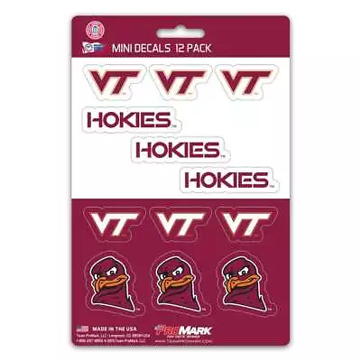 Virginia Tech Hokies Mini Decals - 12 Pack • $4.95