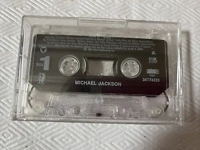 Michael Jackson Cassette Single “Jam” Vintage Cassette Tape Epic Records (1992) • $5