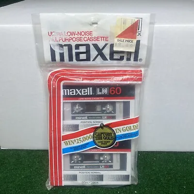 Maxwell LN 60-Brand New Original Packaging Two Pack NOS Vintage High Performance • $18