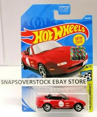 2019 Hot Wheels Red '91 Mazda Mx-5 Miata Hw #184 Factory Sealed Set Monmc • $59.95