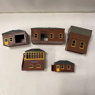 5 Vintage Tri-Ang Model Train Buildings Made In England Tower Porter Ticket • $120.99