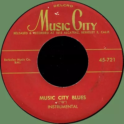DAN GRISSOM (w/ Que Martyn) Music City Blues / Faded Leaves 45rpm Music City '54 • $15