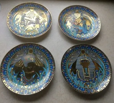 £6.99 • Buy Royal Worcester - Legends Of The Nile - Compton & Woodhouse 1990 - 22 Ct Plates