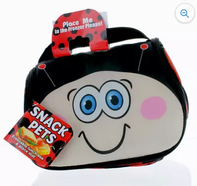 CHERRY THE LADYBUG  “Snack Pets” Freezable Lunch Box 🌸BRAND NEW +TAGS • £1.49