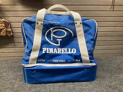 RARE Vintage 1980s  Pinarello Treviso Racing Bicycle Cyclist Bag 4 Shoes Helmet • $430