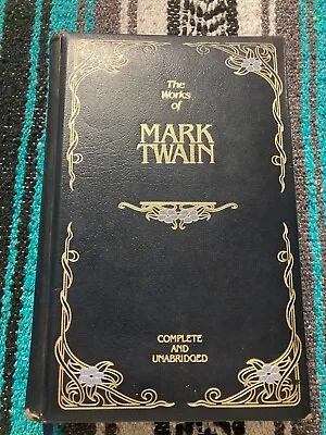 The Works Of Mark Twain Complete And Unabridged 1982 Longmeadow Press Leather • $15.99