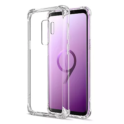 [Crystal Clear] [Shock Absorption] Soft TPU Bumper Thin Case For Samsung Note 9 • $10.44