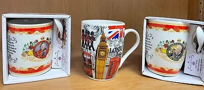 London UK Mug Classic Landmark Retro Design Gift Coffee Tea Mug Standard Size • £5.89