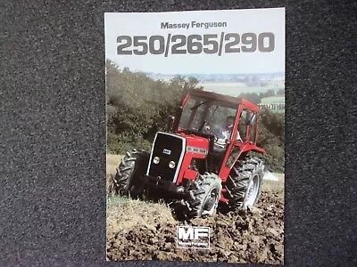 Massey Ferguson  265 / 290 Tractor Brochure • £20