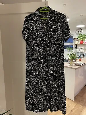 £4 • Buy Monki Midi Shirt Dress Floral S