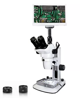 Vision VMS0006-TZ-RET11.6Simul-Focal Trinocular Binocular Zoom Stereo Microscope • $905.52