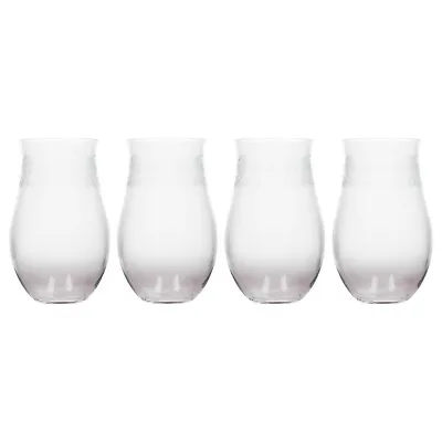 Katie Alice Set Of 4 Etched Ombre Stemless Glasses • £16.99