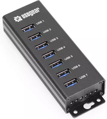 7-Port USB 3.2 Gen 1 Charging And Superspeed Mountable Data Hub • $53.99