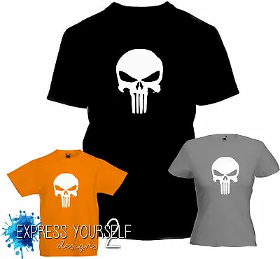 PUNISHER - T Shirt COMIC CON  HERO  Frank Castle  Geek • £14.99