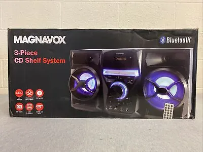 Magnavox MM441 3-Piece CD Shelf System With Digital PLL FM Stereo Radio Bluet... • $119.99