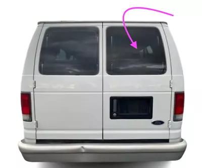 Fits 1992-2007 Ford Econoline Van Passenger Side Rear Right Window Back Glass • $79.95