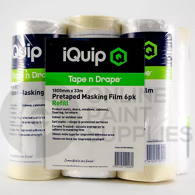 IQuip Pretaped Masking Film Refill (1 Box Of 24 Rolls) • $249.24