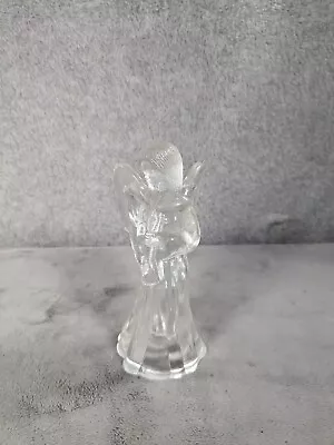 Vintage Glass Angel With Wings Praying Home Decor • $14.98