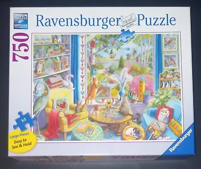 Ravensburger The Bird Watcher's  750 Piece Softclick Large Format Jigsaw Puzzle • $36.99