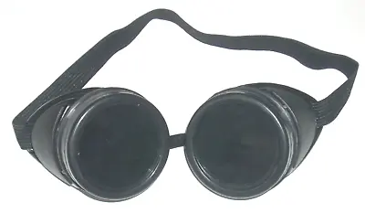 Black Eye Cup Welding Goggles 50mm Lens Shade 5 For Cutting Steampunk Costuming • $6.99