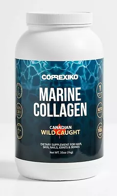 CORREXIKO Marine Collagen Peptide Powder 100 Day Pack 1kg 2.2lb Anti Ageing Fish • £85