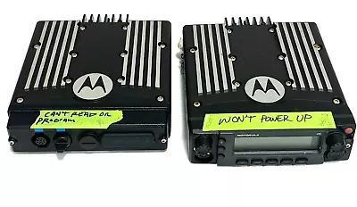 Lot Of 2 Motorola XTL5000 M20SSS9PW1AN UHF R2 450-520mhz Mobile Radio For Parts • $161.45