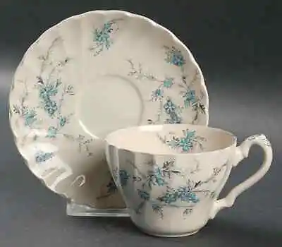 Myott Staffordshire Forget Me Not Cup & Saucer 409480 • $9.99