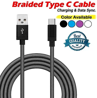 USB C Type C Fast Charger Charging Data Transfer Cable Cord For SamsungHuawei • $10.99