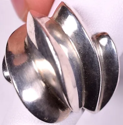 Mikal Jon Bayanihan SZ 8 Modernist Sterling Silver Ring • $129