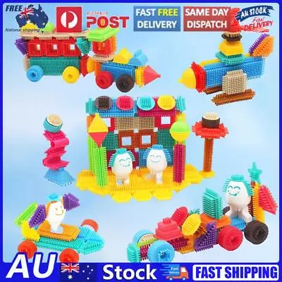 Bristle Shape Blocks Build And Play Fun Bricks Set For Boys Girls (82pcs) • $32.55