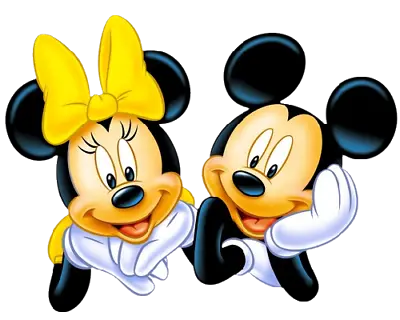 Mickey Mouse And Minnie Mouse Disney Character Iron On Tee T-shirt Transfer • £2.29