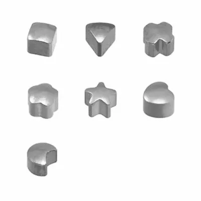 Caflon White Silver Plated - Assorted Shape Piercing Studs (12 Pack) • £12.99