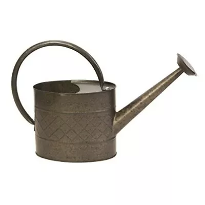 Panacea (#84838) Embossed Watering Can 1 Gallon Rustic Embossed Black • $27.85