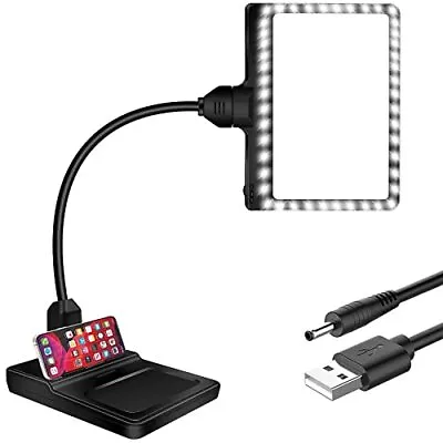 4X Magnifying Glass With Light And Stand Flexible Gooseneck Magnifying Desk L... • $41.57