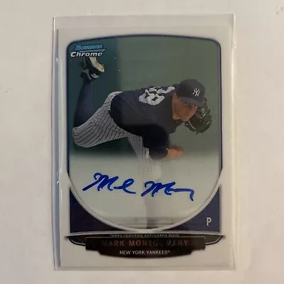 2013 Bowman Chrome Prospects Auto Mark Montgomery #BCP-MM Auto • $3.99