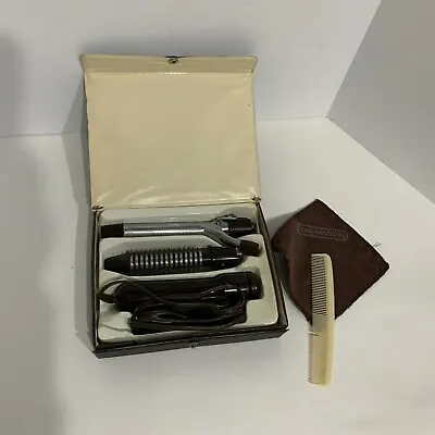 Vintage Vidal Sassoon Interchangeable Curling Iron Brush Set In Case VS125 • $10