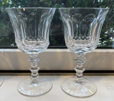 $100 • Buy Set Of 2 - WATERFORD CRYSTAL - Water Goblet Royal Tara - 6 3/4”