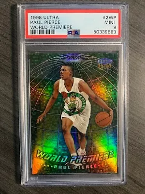 1998-99 Ultra World Premiere #2 Paul Pierce RC Rookie PSA 9 MINT CELTICS • $45