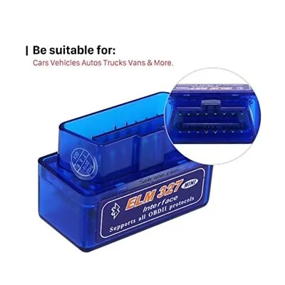 ELM327 OBD2 Code Reader Bluetooth Auto Diagnostic Tool OBDII Scanner • $6.90