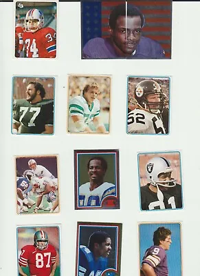 1983 Topps Football Stickers SET BREAK Singles - Stars Commons HOFers #1-200 • $0.99