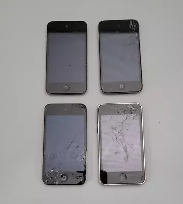 Apple IPod Touch Model A1367 4 UNITS | Shattered Screen -READ DESCRIPTION • $45