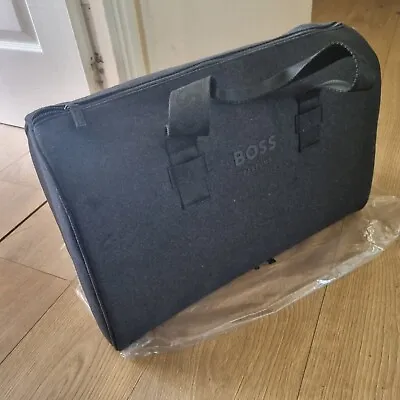 HUGO BOSS PARFUMS Black Duffle Bag / Weekend / Travel / Gym / Holdall • £29