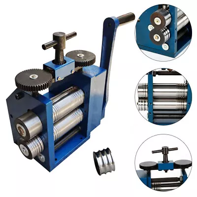 Manual Combination Rolling Mill Machine Jewelry Metal Tools Equipments NEW 75mm • $172