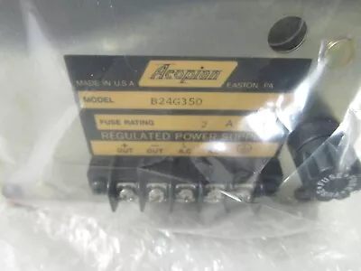 Acopian Regulated Power Supply 250V 2A FUSE B24G350 Unused Surplus • $300