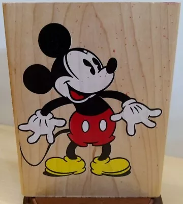 Mickey Mouse Rubber Stamp Big Antique Mickey Rubber Stampede A1304G • $5.99