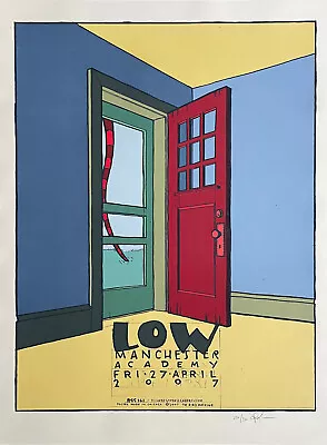 Low @ Manchester Academy - Signed Lt Ed Screen Printed Show Poster By Jay Ryan • $75
